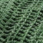 Neckwarmer Or Cowl Green Crocheted, Unisex